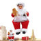 Weihnachts-Plüschtiere, Weihnachtsmann-Dekorationen | Stehender sitzender Plüsch-Weihnachtsmann, Koch-Stoffspielzeug,Cartoon-Festival-Sammelfiguren, Weihnachts-Ferienhausdekorationen für Tisch, Fenste