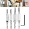 4PCS Self Centering Drill Bit,Quick Release Drill Bit Guide Set,Hinge Drill Bit Self Centring,Shank Hinge Drill Bit Guide Set,High Speed Ste/el Self Centering Drill Bits,Centering Hinge Drill Bit Set