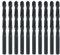 Misuyue 1.5mm HSS Metal Drill Bits, 10pcs Carbide Drilling Bit Sets, Twist Drill Bit suitable for Copper Aluminium Iron Plastic, Wood Drilling Bits