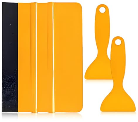 Spatola Professionale, Spatola per Wrapping Pellicola Auto, Spatola Professionale con Feltro, Spatola per Pellicole Adesive, per Pellicole per Auto, Portare 2 Pcs Spatola Plastica
