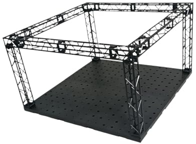 Wmqbjta Palco di Presentazione Dell'hangar Come Sfondo per Un Diorama E Base per Un Garage. Una Mostra Figure Costruibili con per Modell, Larghezza 30 Cm