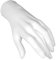 Rayher 3396900 Styropor-Hand, weiblich, 21 cm, zum Basteln und individuell gestalten