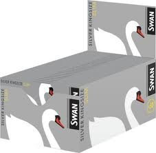 Swan silver king size SLIM 50 booklets