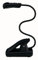 Wedo 2542001 Mobile Leselampe und Notenpultleuchte (mit 2 LEDs und Clip) schwarz