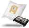 30 sacchetti per aspirapolvere + filtro compatibili con Philips HR8568/02-19 Mobilo Plus