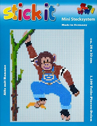 stickit Mini Stecksystem AFFE mit Banane ca. 1.100 Teile Nr. 41176