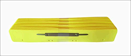 PP Heftstreifen mit Metalldeckleiste-A4-gelb