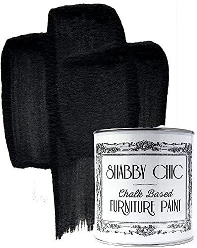 Shabby Chic Furniture Paint Liquorice Black great for creating a shabby chic designs. 1 litre
