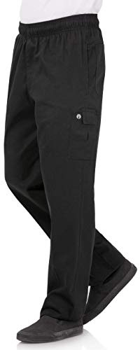 Chef Works Black J54 Cargo Pants