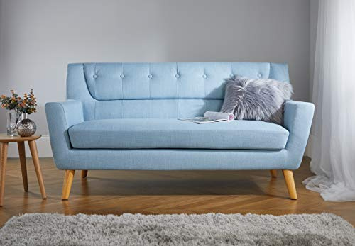 Birlea Lambeth Sofa - Fabric, Duck Egg Blue, Large