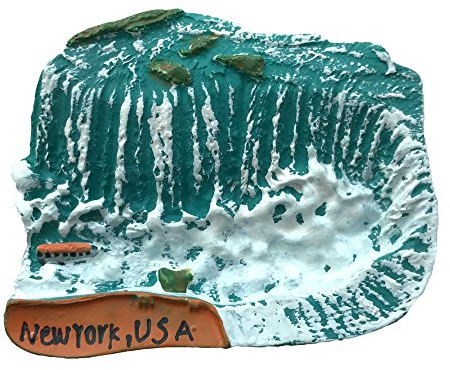 3D USA Niagara Falls Kühlschrankmagnet Amerikanische Reise-Souvenirs-Kollektion, handgefertigter USA-Kühlschrankmagnet, Heim- und Küchendekoration, magnetischer Aufkleber