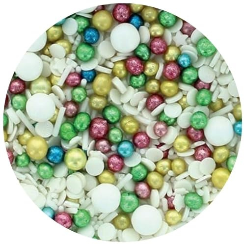 Purple Cupcakes Vintage Christmas Sprinkle Mix - 90g