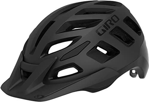 Giro Radix Fahrradhelm MTB Helm – In-Mold Konstruktion – Belüftungssystem – abnehmbares Visier – Matte Black, Größe: S