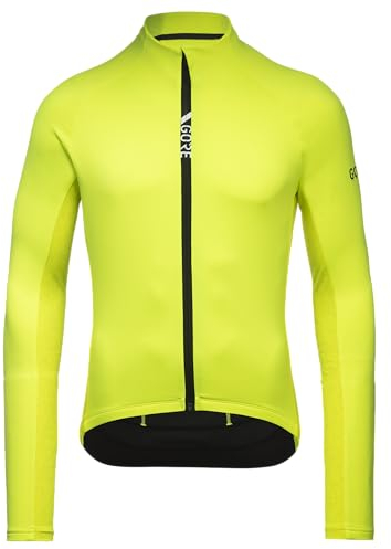 GORE WEAR Herren C5 Thermo Trikot Jerseys, Neon Yellow/Citrus Green, L EU