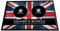Personalised Dog feeding mat - Union Jack Large 60 x 40cm Non slip feeding mat | Pet Food Mat | Pet Table Mat | Pet Puppy Kitten Gift | Feeding Mat
