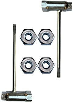 DFSFDS 4pcs T Wrench Combination Screwdriver with Bar Nuts Fits for Stihl MS170 MS180 Chainsaw 026 MS260 025 MS250 024 036 MS390 (4+8)