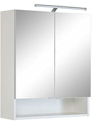 Spiegelschrank Ricca, 60 cm, 2 Türen – Weiß