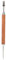 Raguso Latte Art Pen Creative Coffee Latte Needle Stainless Steel Latte Art Tool with Wooden Handle for Home Kitchen