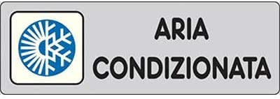 TLDSHOP® - Kit d'autocollants plaque de porte - PVC adhésif résistant - Lavable: (21 x 6 cm, Air CONDITION)