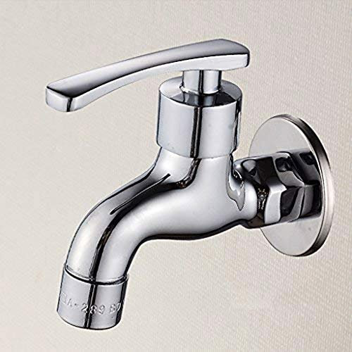 Grifo de piscina para fregona – Grifo de agua fría de una sola manija, grifo de fregadero de baño, fregona de baño, buena piscina