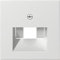 GIRA 027027 Abdeckung UAE/IAE + Netzwerk System 55 Reinweiß seidenmatt