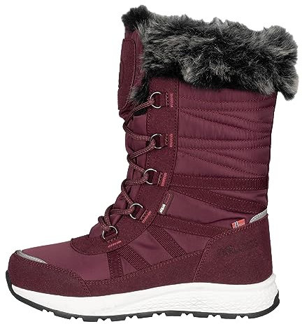 Trollkids Girls Hemsedal Winter Boots XT 29, redwood