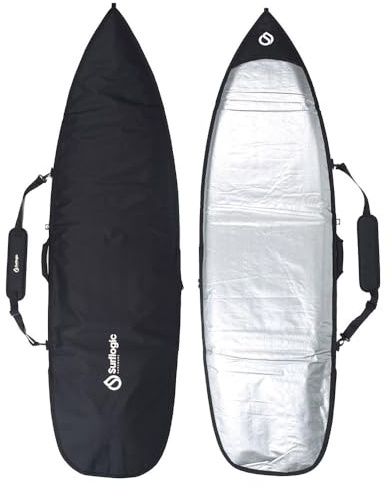 SURF LOGIC Tageslicht-Kurzbrett-Cover 6'4 Zubehör, schwarz (schwarz), Einheitsgröße
