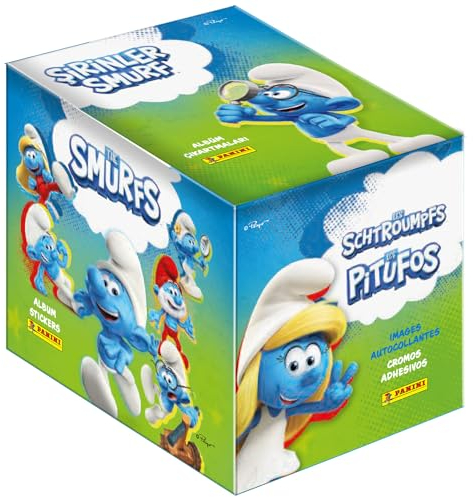 Panini Schlümpfe 004492BOX36F Box mit 36 Hüllen
