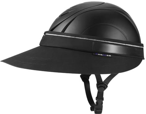 Tontron Hosriding Helmvisier |Abnehmbarer Helm-Sonnenschutz (Schwarz&Golden)