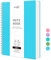 RETTACY A4 Spiral Blanko Notizbuch, Drahtgebundenes Skizzenbuch 300 Seiten/150 Blätter zum Zeichnen, 120gsm, Kunststoff PVC Hardcover, zum Schreiben Frauen Männer Schule, 21.5 x 27.9cm - Blau