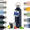 Blumtal Thermos - Bouteille en acier inoxydable à double paroi, sans BPA et isolante - Bouteille en acier inoxydable - Bouteille de thé - Gourde thermique - Gourde de sport,750ml,Bleu foncé