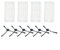 Set di spazzole laterali e filtri compatibili per aspirapolvere per Medion MD 19500/19510/19511/19900, misura perfetta