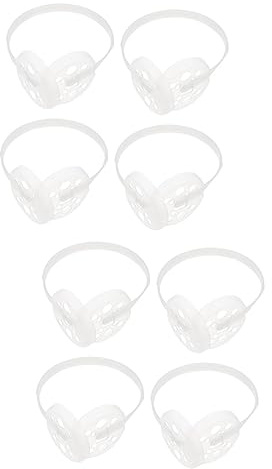 BELLIFFY 2sets Diy Earmuff Plastic Rack Running Ear Warmers Winter Ear Warmers Set 4pcs*2