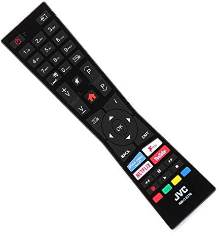 Genuine Remote Control Compatible with JVC LT-32C3210 32 Smart HD Ready HDR LED TV