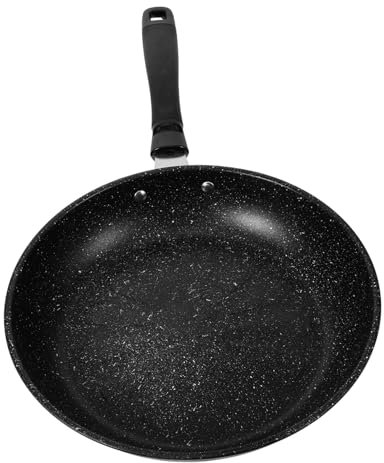 Ciieeo Induction Frying Pan Lid Deep Skillet for Omelette Non-Stick Egg Pancake Pan Maifanite Stone for Home Restaurant