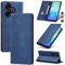 Jasonyu Funda para Xiaomi Poco M6 4G/Redmi 13,Cuero PU Carcasa,Tipo Libro Flip Case con Tarjetas y Cartera,Soporte Plegable,Cierre magnético,Capa (Azul)
