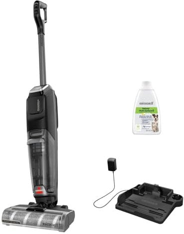 BISSELL CrossWave OmniForce Edge, Cordless Wet-Dry Vacuum Cleaner, Powerful Floor Cleaner, Multi-Surface Wet-Vacuum Cleaner (Hard & Soft), Edge-to-Edge Floor Cleaner machine with ZeroGap™ Tech, 4017E