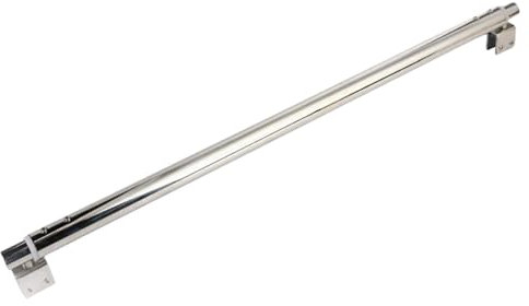 Barra de soporte para mampara de ducha de acero inoxidable, ajustable 600 mm a 800 mm, 25 mm, compatible con cristal de 8 mm a 12 mm, brazo soporte mampara (C)