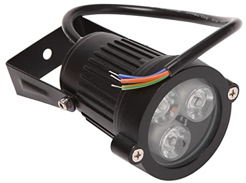 Kueohse 4 StüCke LED Garten Leuchten 3W 220V Außen Scheinwerfer mit Spike IP65 wasserdichte Garten Landschaft Dekorative Lampe GrüN