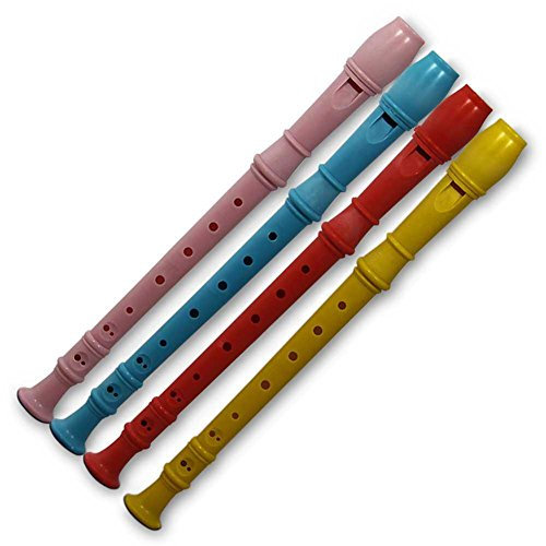 Flöte farbl. sort., OPP ca. L:30,5 cm D: 2,5 cm