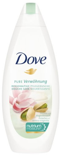 Dove Pure Pampering Shower Gel with Pistachio and Magnolia Fragrance Pack of 3 x 250 ml