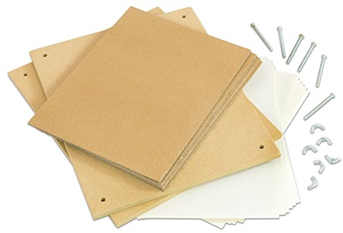 Betzold 70787 - Große Blumenpresse, Pflanzenpresse, Blumen-Presse XXL, 32 x 26 cm, inkl. Kartonblättern und feuchtigkeitsabsorbierendem Einlegepapier - basteln Pflanzen Blumen Blätter pressen