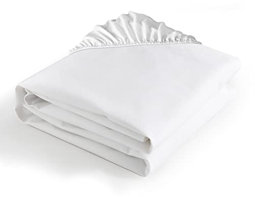 Bedecor Matratzenschoner Wasserdicht Wasserundurchlässige Matratzenauflage Molton 100x200 cm