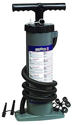 SCOPREGA Pompa a mano BRAVO 6 per ogni tipo di gonfiabile. Gonfiatore manuale per gommoni, canotti, materassini, kayaks, SUP
