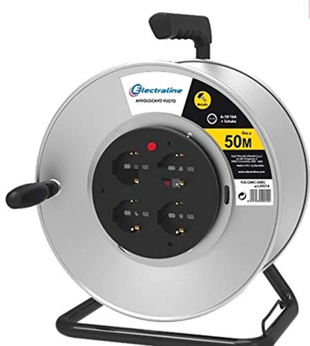 AVVOLGICAVO VUOTO SENZA CAVO CON PRESE MASSIMO 50 MT COM CAVO 3X 1,5 DF 809158