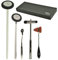 Ynr Angleterre Tromner Neurologique Reflex Hammer 5 Piece Ensemble avec Boîte - Wartenberg Roulette, Buck Hammer, Taylor Queen Place et Babinski - Test