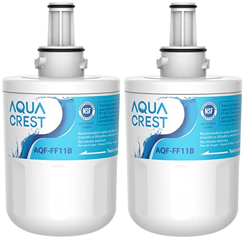 AQUA CREST DA29-00003G Fridge Water Filter, Compatible with Samsung® Aqua Pure Plus DA29-00003G DA29-00003B DA97-06317A DA61-00159A HAFCU1/XAA HAFIN2/EXP APP100 WF289 (2)