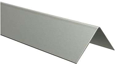 Aluminium Kantenschutz Eloxiert Winkelblech Silber Natur Winkelprofile Eckschutz 2000 Millimeter lang 1,0 Millimeter stark (15 x 15 x 1,0 Millimeter)