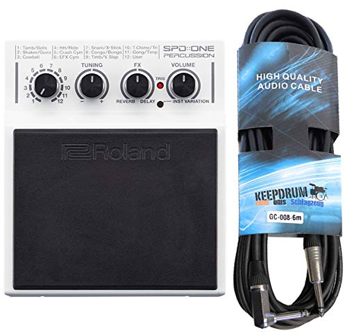 Roland SPD One Percussion Pad + keepdrum Klinkenkabel 6m