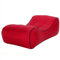 Lazy aufblasbares Sofa Nylon reißfestes Material tragbares Luftbett im Freien-rot_M.